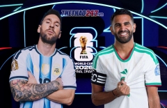 Máy tính soi kết quả Argentina vs Algeria: Kịch bản gây bất ngờ!