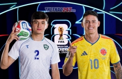 Xem trực tiếp Uzbekistan vs Colombia - World Cup 2026 ở đâu?