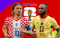Link xem trực tiếp Croatia vs Ghana hôm nay 28/6 trên VTV - World Cup 2026