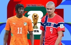 Xem trực tiếp Bờ Biển Ngà vs Na Uy - World Cup 2026 ở đâu?