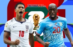Link xem trực tiếp Anh vs CHDC Congo hôm nay 1/7 trên VTV - World Cup 2026