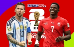 Link xem trực tiếp Argentina vs Thụy Sĩ hôm nay 12/7 trên VTV - Tứ kết World Cup 2026