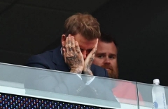 Beckham 'ôm mặt' thất vọng khi Harry Kane bỏ lỡ khó tin ở trận Anh vs Ghana