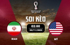 Dự đoán tỉ số kết quả Iran vs Mỹ, 02h00 ngày 30/11