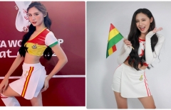 Hot girl 2K 'Nóng cùng World Cup': Đẹp tựa hoa hậu, sở hữu thành tích cực khủng