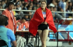 ASIAD 17: Quách Thị Lan trở thành 'người hùng' của điền kinh VN