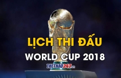 Lịch đá chung kết World Cup 2018 theo giờ Việt Nam