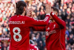 Trực tiếp Liverpool 1-0 Tottenham: Siêu phẩm của Szoboszlai