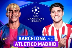 Trực tiếp Barcelona vs Atletico Madrid, 2h00 hôm nay 9/4