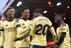 Trực tiếp Nottingham Forest 0-1 Arsenal: Madueke toả sáng