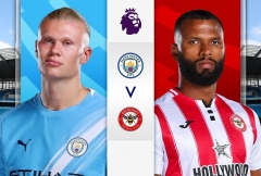 Trực tiếp bóng đá Man City 0-0 Brentford: Nhập cuộc hứng khởi
