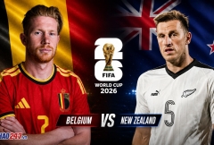Trực tiếp bóng đá Bỉ vs New Zealand: De Bruyne đá chính
