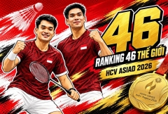 Thắng ngoạn mục, Indonesia thêm một lần gieo sầu cho cầu lông Trung Quốc tại ASIAD 2026