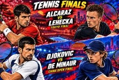 Lịch thi đấu tennis hôm nay 6/10: Alcaraz và Djokovic cùng tranh chức vô địch