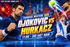 Lịch thi đấu tennis hôm nay 9/10: Tâm điểm Novak Djokovic vs Hubert Hurkacz