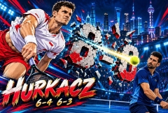 Djokovic lần đầu thua Hurkacz, bị loại sớm ở vòng 2 Shanghai Masters
