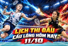 Lịch thi đấu cầu lông hôm nay 11/10: Hai đối thủ của Thùy Linh chạm trán ở chung kết Arctic Open