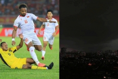 NÓNG: Hà Nội mưa cực to, Trận Việt Nam vs Malaysia gặp biến cố