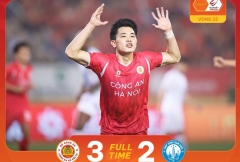 Đình Bắc lập cú đúp, CAHN 99% vô địch V-League