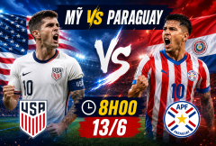 Trực tiếp bóng đá Mỹ vs Paraguay: Đã có đội hình