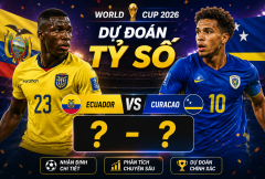 Dự đoán tỷ số Ecuador vs Curacao: Con số khủng khiếp