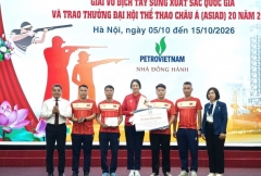 Bắn súng Việt Nam nhận thưởng sau ASIAD 2026