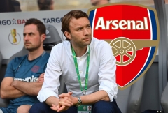 Bayer Leverkusen mừng vì gặp Arsenal ở Champions League