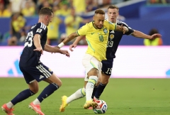 Trực tiếp bóng đá Scotland 0-3 Brazil: Neymar vào sân
