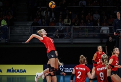 Trực tiếp bóng chuyền vô địch thế giới nữ Đức 2-0 Kazakhstan: Đại diện Châu Á gặp nguy