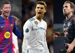 Lewandowsk lập kỷ lục sánh ngang Ronaldo tại Champions League