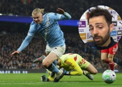 Bernardo Silva công kích trọng tài sau trận hòa tai hại của Man City