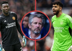 Huyền thoại MU gây sốc với nhận định về Raya và Onana