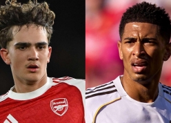 Thiên tài Arsenal còn giỏi hơn Jude Bellingham