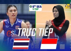Đánh bại Indonesia, Thái Lan vô địch chặng 2 SEA V.Cup 2026