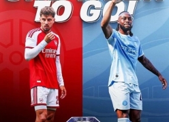 Chung kết Siêu cúp Anh giữa Arsenal vs Man City đá mấy giờ, ngày nào?