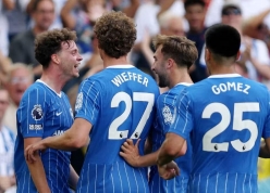 Brighton hủy diệt Aston Villa 4-0 ngày khai màn Premier League