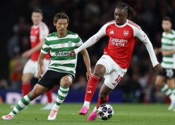 Thoát hiểm phút 90+5, Arsenal thẳng tiến vào bán kết Champions League