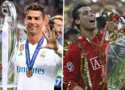 Ronaldo bị loại khỏi đội hình hay nhất lịch sử Champions League