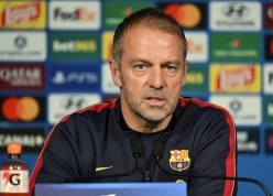 HLV Flick ra tuyên bố bất ngờ về sức mạnh của PSG khi vùi dập Barca