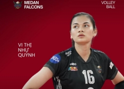 Vi Thị Như Quỳnh đạt thông số ấn tượng tại giải VĐQG Indonesia