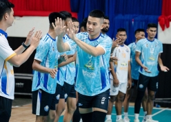 Nguyễn Văn Quốc Duy và đồng đội thắng đậm trận ra quân giải VĐQG Campuchia