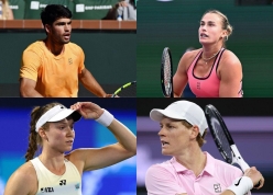 Xác định các tay vợt lọt tứ kết Indian Wells 2026