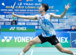 Cầu lông Việt Nam chỉ còn đại diện duy nhất ở Ciputra Hanoi 2026