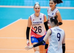 Ngoại binh đẳng cấp, Hà Nội Tasco Auto thắng đậm cựu á quân bóng chuyền VĐQG