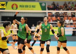 Hạ đẹp VTV Bình Điền Long An, tân binh Hà Nội nối dài chuỗi trận toàn thắng