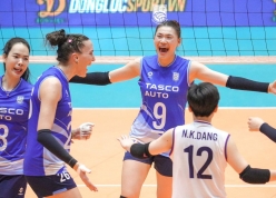 Khuất phục Thông tin-Đông Bắc, bóng chuyền nữ Hà Nội lần đầu lọt chung kết Cúp Hùng Vương