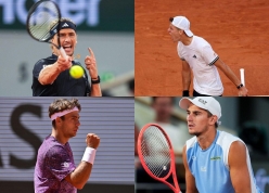 Xác định cặp trận bán kết Roland Garros 2026