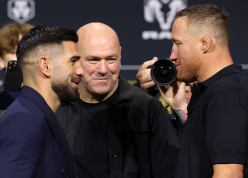 Topuria và Gaethje đấu võ mồm cực căng trước thềm đối đầu ở Nhà Trắng