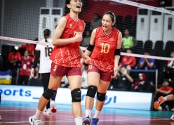 Bóng chuyền nữ Việt Nam thắng đậm trận ra quân giải U18 Đông Nam Á