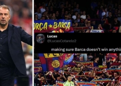 CĐV Barca đồng loạt đòi tống khứ 1 ngôi sao sau trận thua 0-4